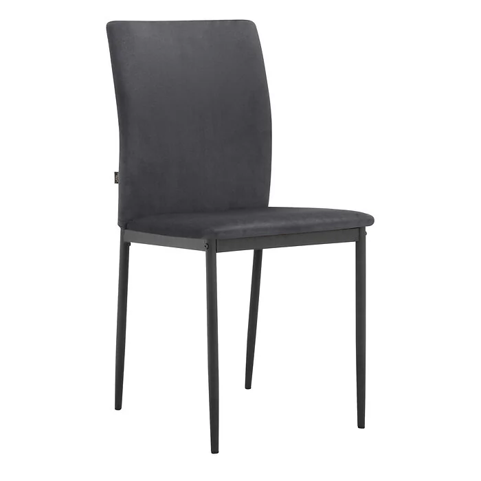 Dorel Pavia Dining Chair in Velvet Anthracite 2 Pack view 5