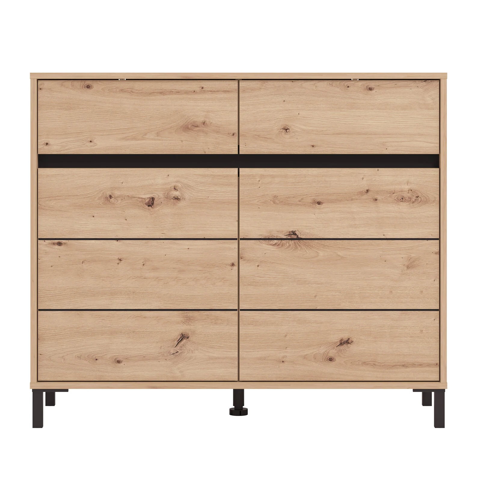 Dorel MARRON Cabinet 106 OakBlack view 5