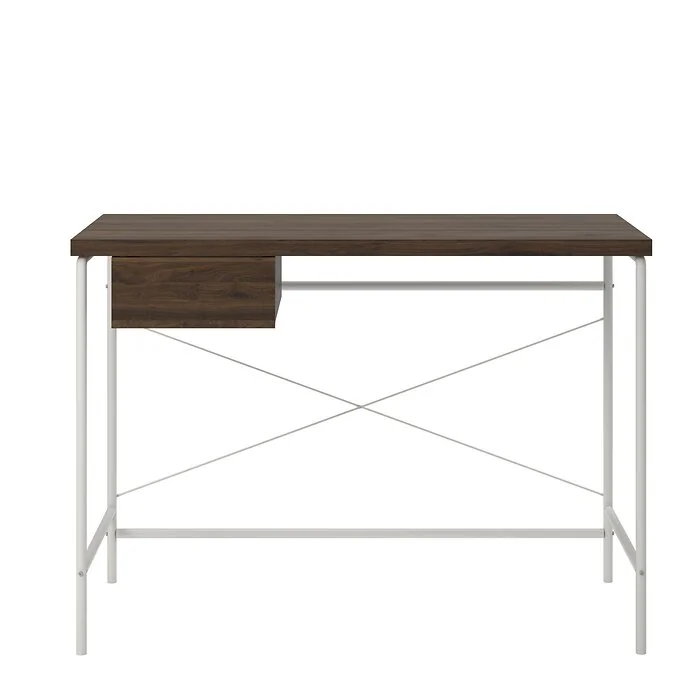 Novogratz Webster Computer Desk Walnut Look view 3