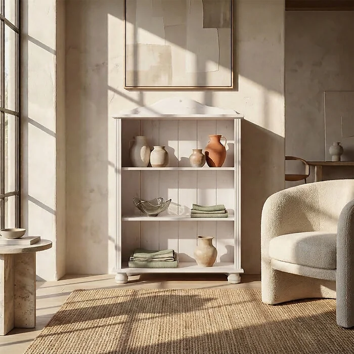 Dorel Mette Bookcase Low WL view 6