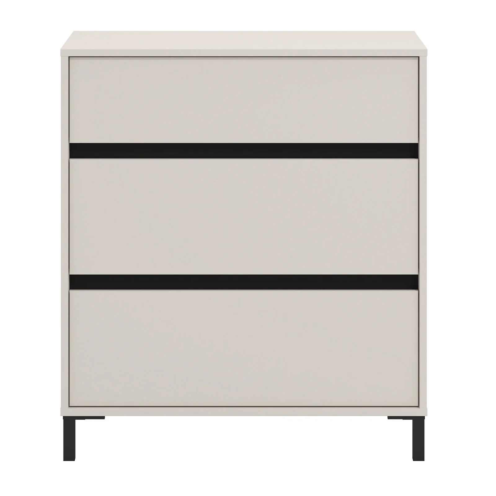 Dorel MARRON Cabinet 80 CashmereBlack view 3