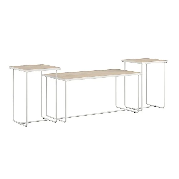 Dorel Dante Coffee and End Table Set Natural