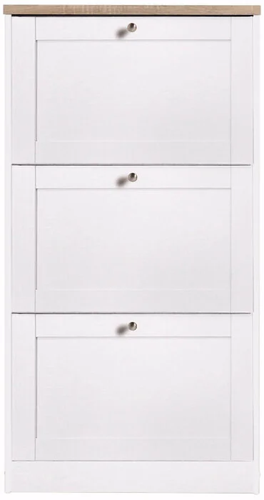 Dorel HEIDE Shoe Chest 3FL WSOak view 3