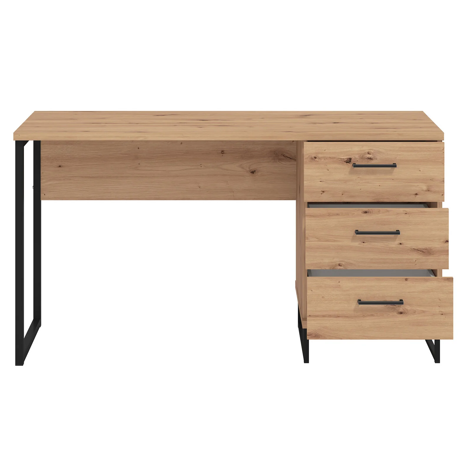 Dorel SARDINIA Computer Desk Artisan Oak view 5