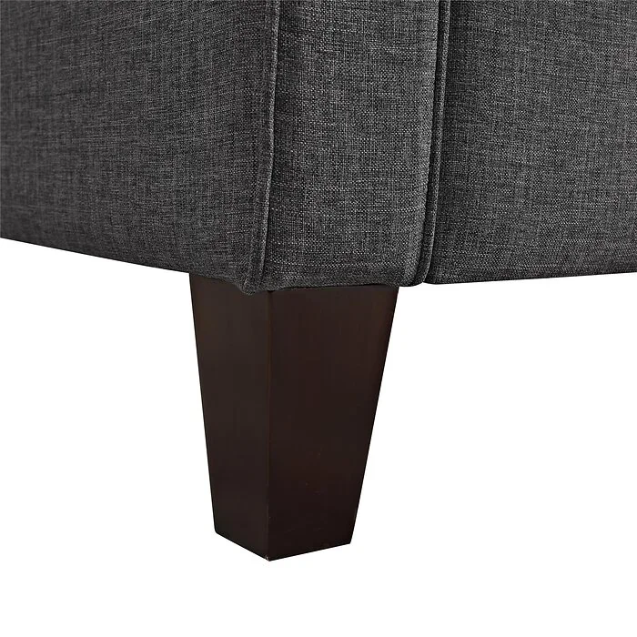 Dorel Luke Sofa Grey Linen view 5