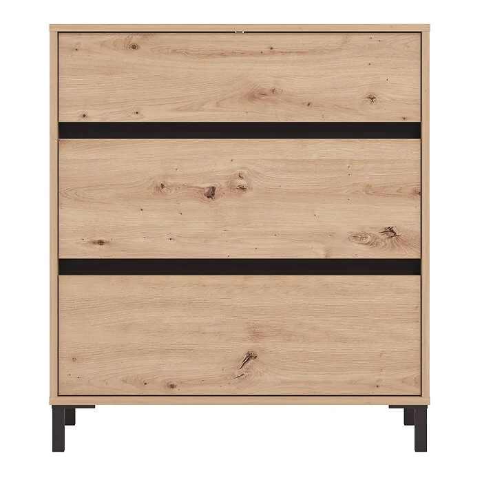 Dorel MARRON Cabinet 80 Artisan OakBlack view 5
