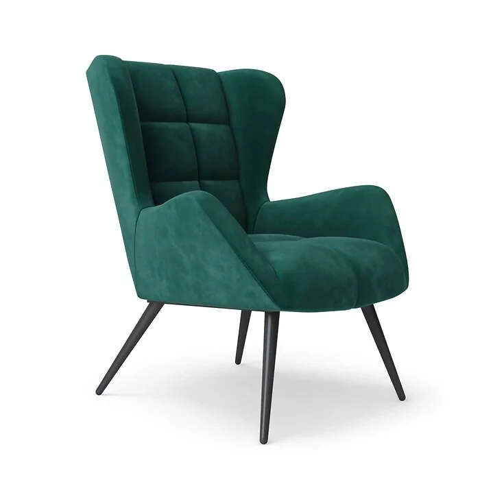 Alphason Dalton Chair in Grey Velvet view 6