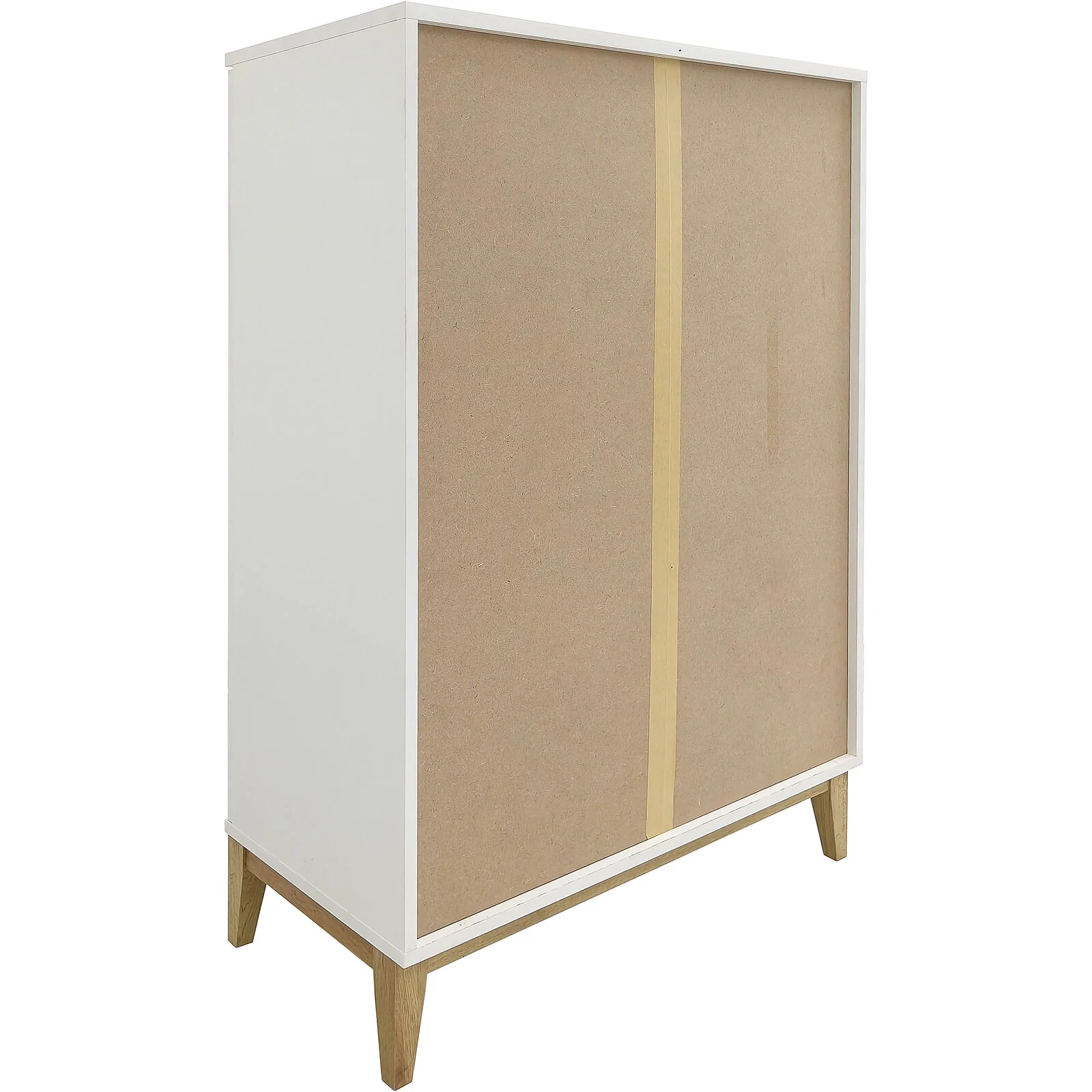 Dorel Pelle Highboard 1GD2WD WhiteWotan Oak view 5