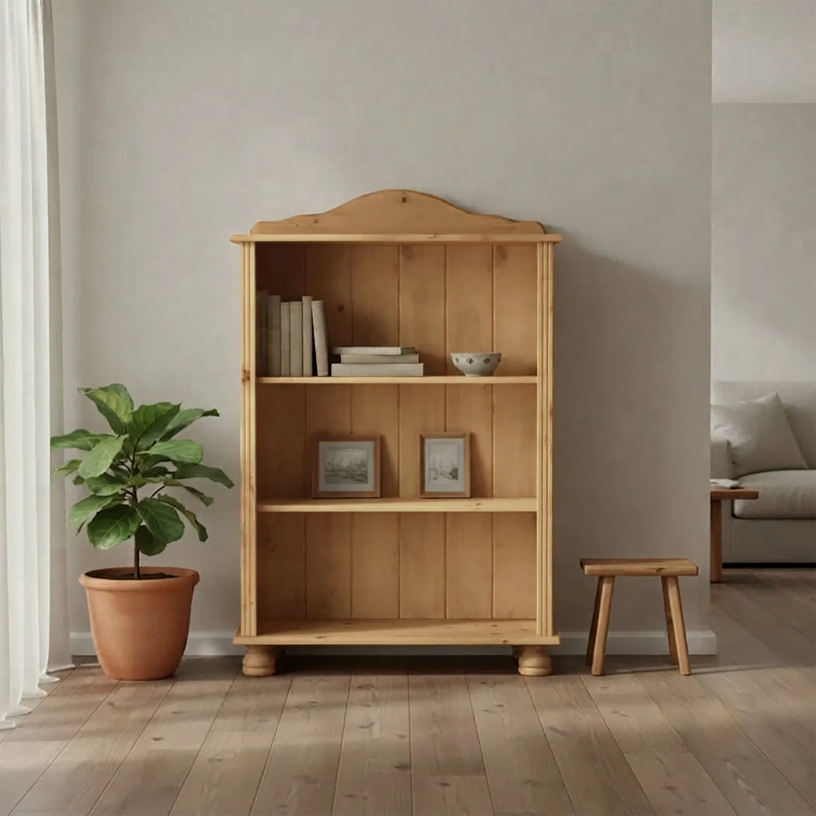 Dorel Mette Bookcase Low SW view 2
