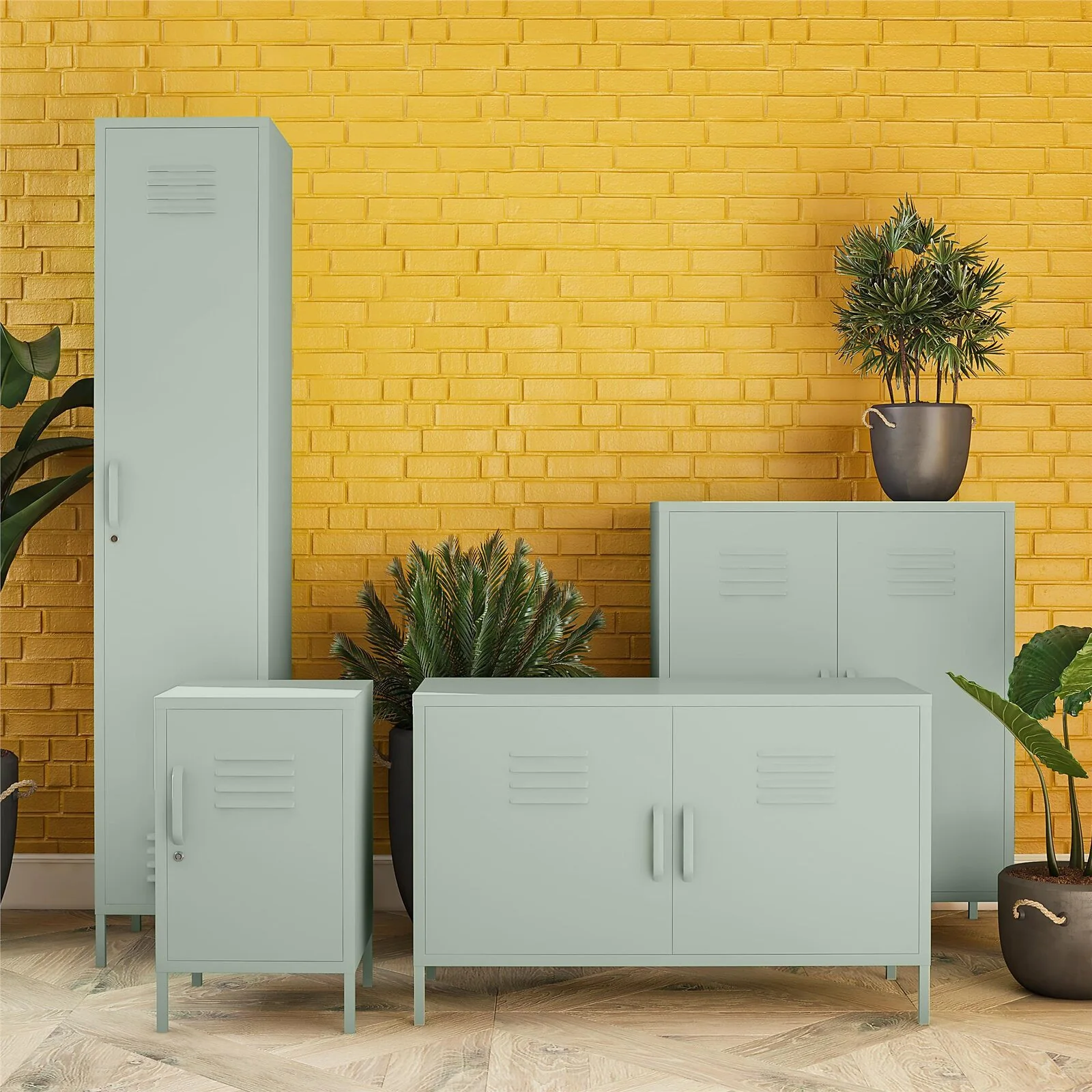 Dorel Mission District End Table PGreen Met view 5