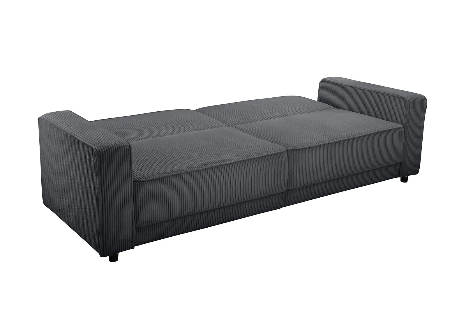 Dorel Allie 3 Seater Sofabed Anthra Corduroy view 3