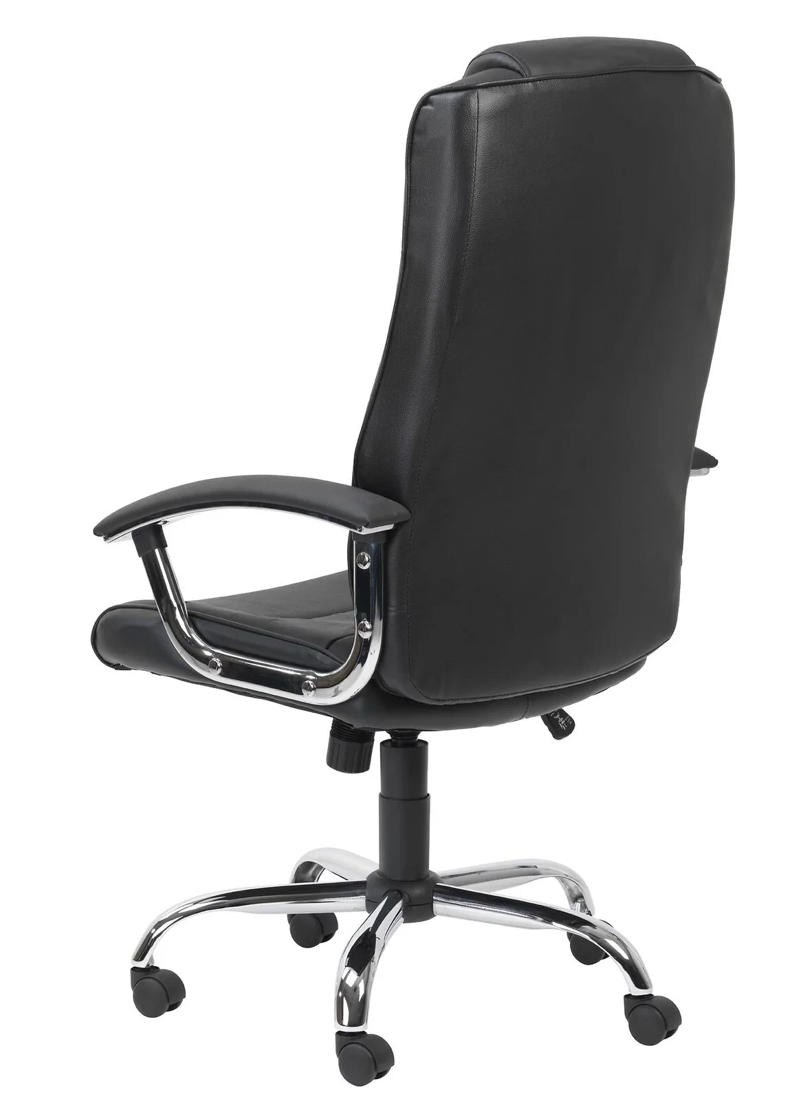 Dorel Houston Office Chair with High Back in Leather Cream
