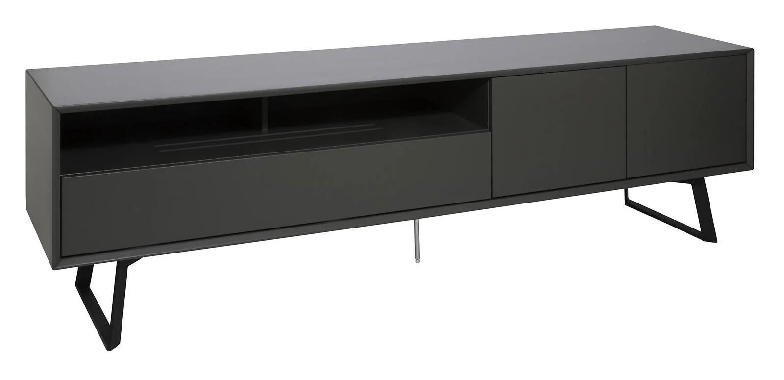 Dorel Carbon TVcabinet in Grey with Storage