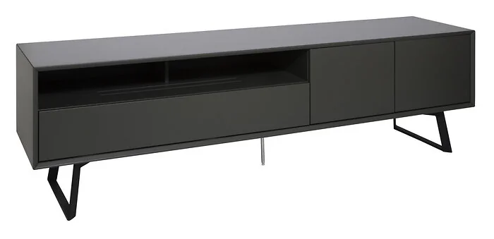 Dorel Carbon TVcabinet in Grey with Storage
