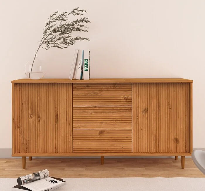 Dorel Jerzy Sideboard 160 2D3Drawer SW view 2