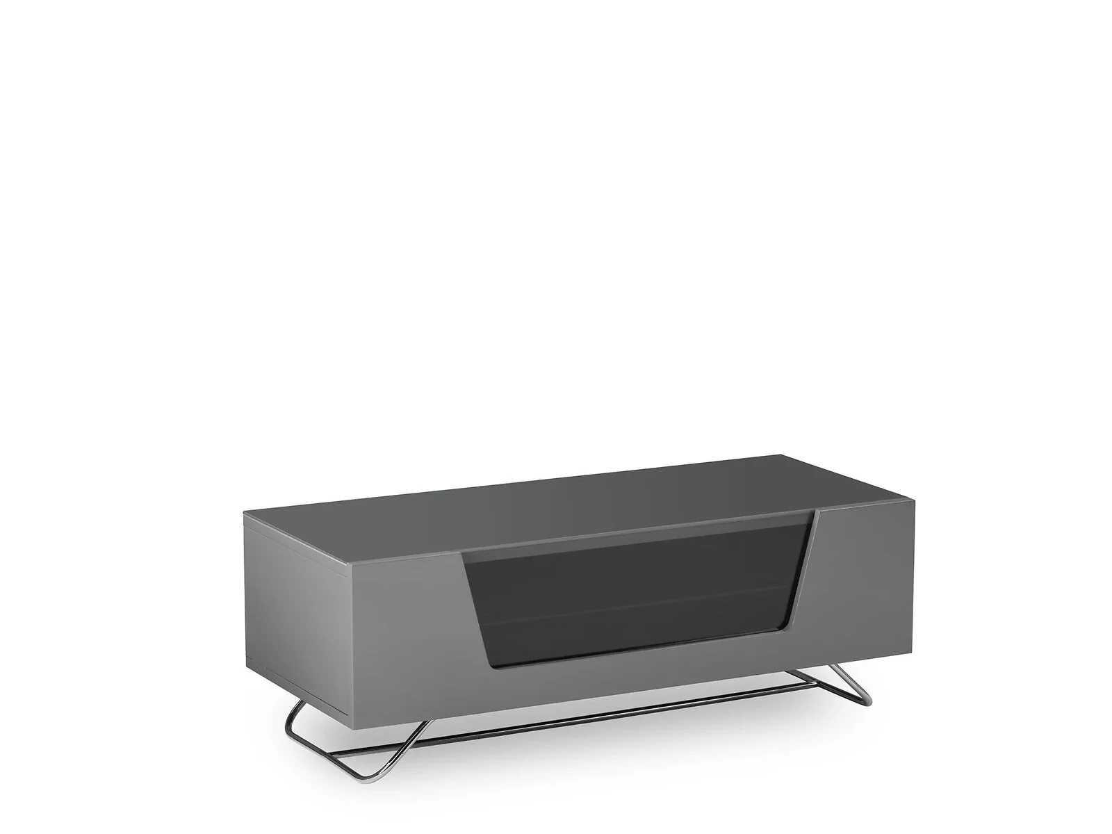 Dorel Chromium TV Stand with 1 Flap in Grey 1000mm