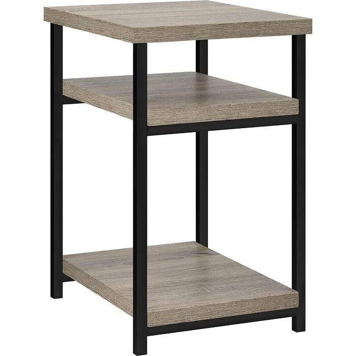 Dorel Elmwood End Table Distressed Grey Oak view 4
