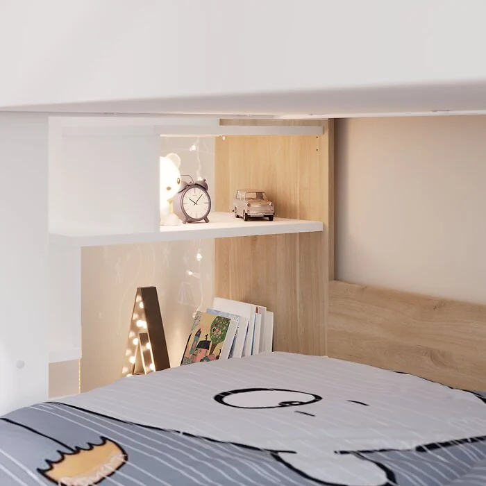 Kids Avenue Andrea Bunkbed White & Oak – view 8