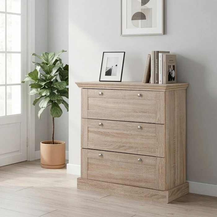 Dorel Binz Chest 3DR Oak 3D view 2