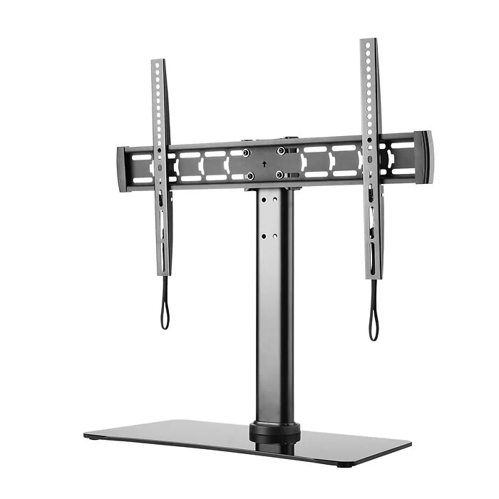 Dorel TV Stand with Tilt and Swivel Table Top in Black view 4