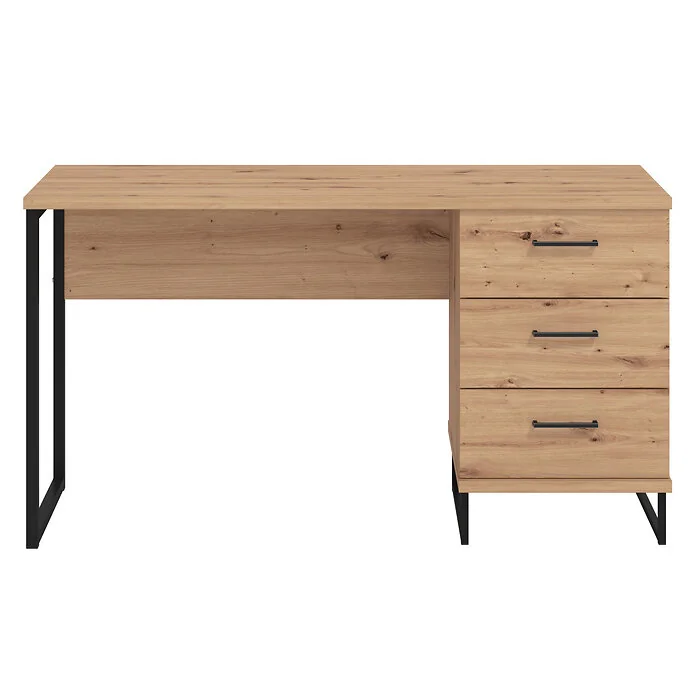 Dorel SARDINIA Computer Desk Artisan Oak view 3