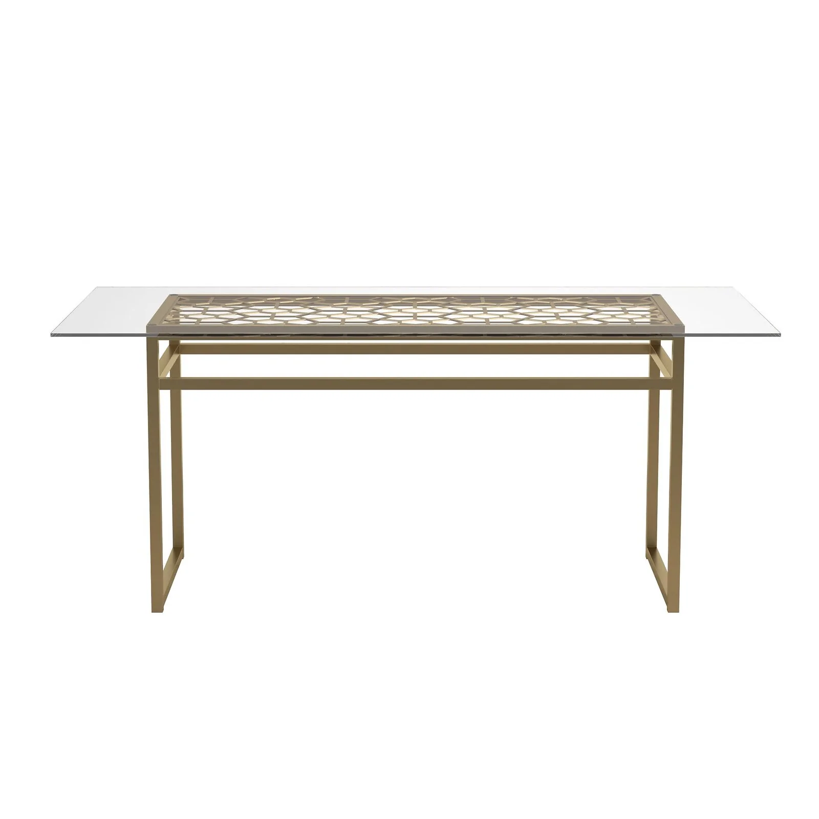 Dorel Juliette Dining Table Brass view 3