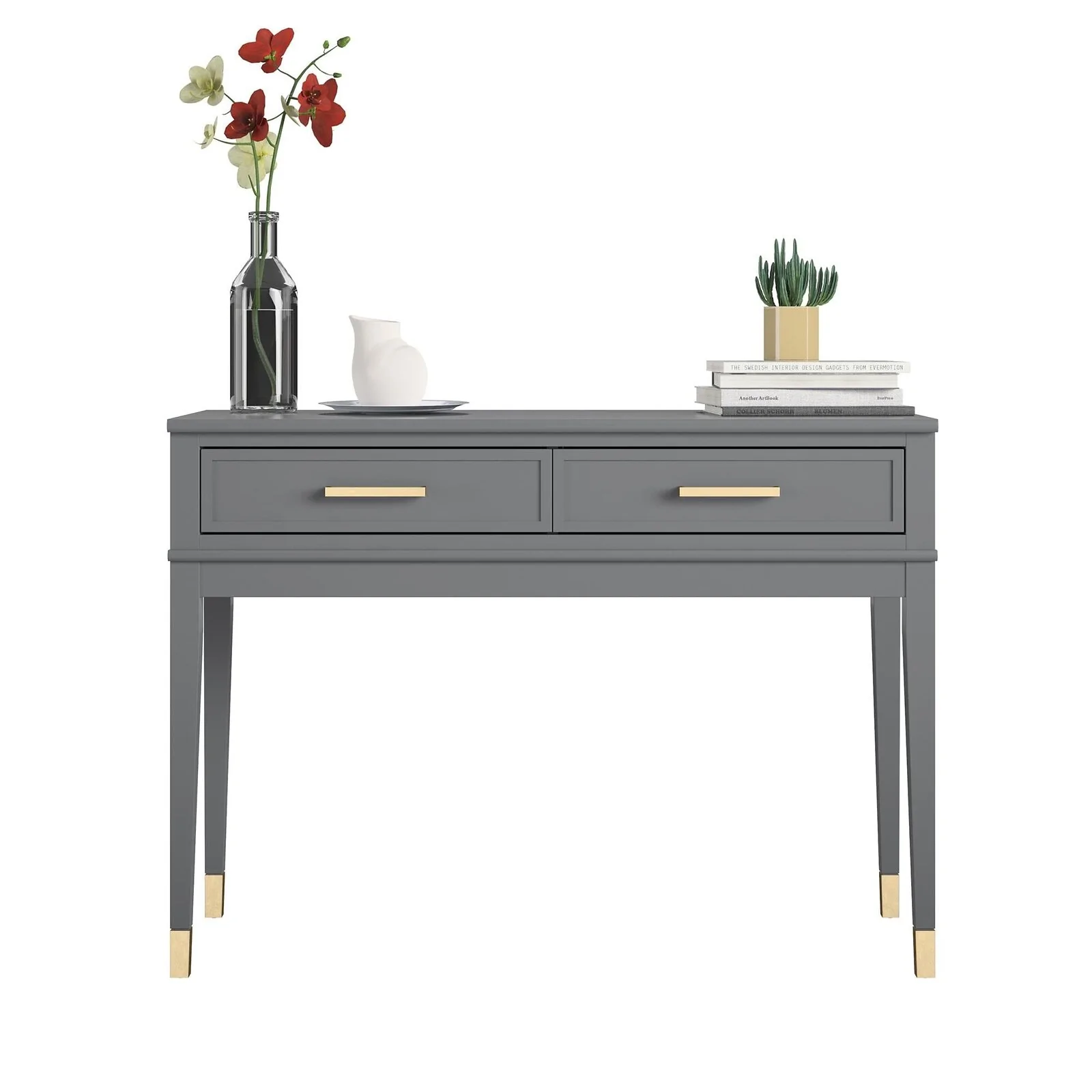 Dorel Westerleigh Console Table Graphite Grey