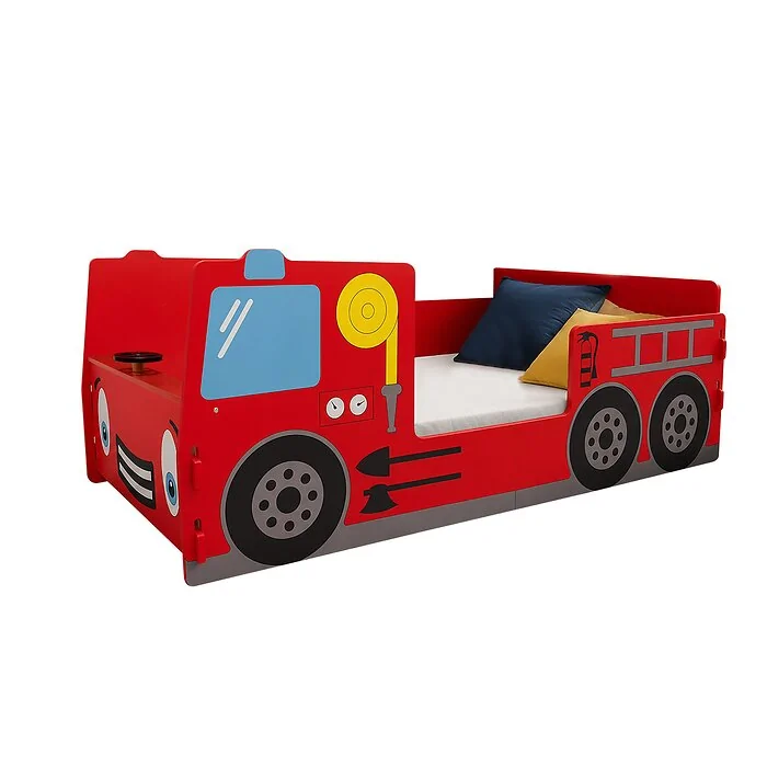 Kidsaw red fire engine toddler bed