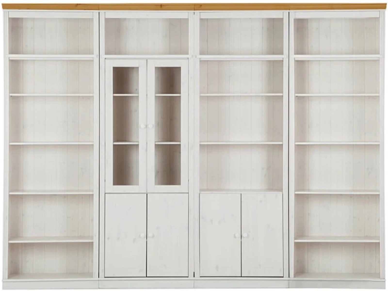 Dorel Anita Wall Unit 5 WH view 3