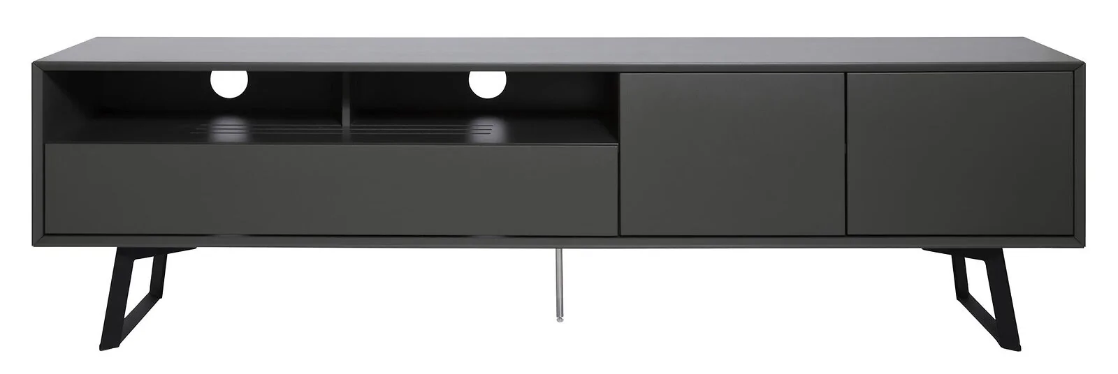 Dorel Carbon TVcabinet in Grey with Storage