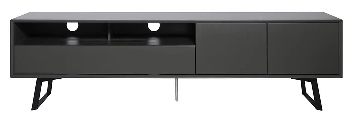 Dorel Carbon TVcabinet in Grey with Storage