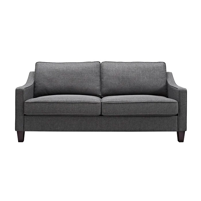 Dorel Luke Sofa Grey Linen view 3