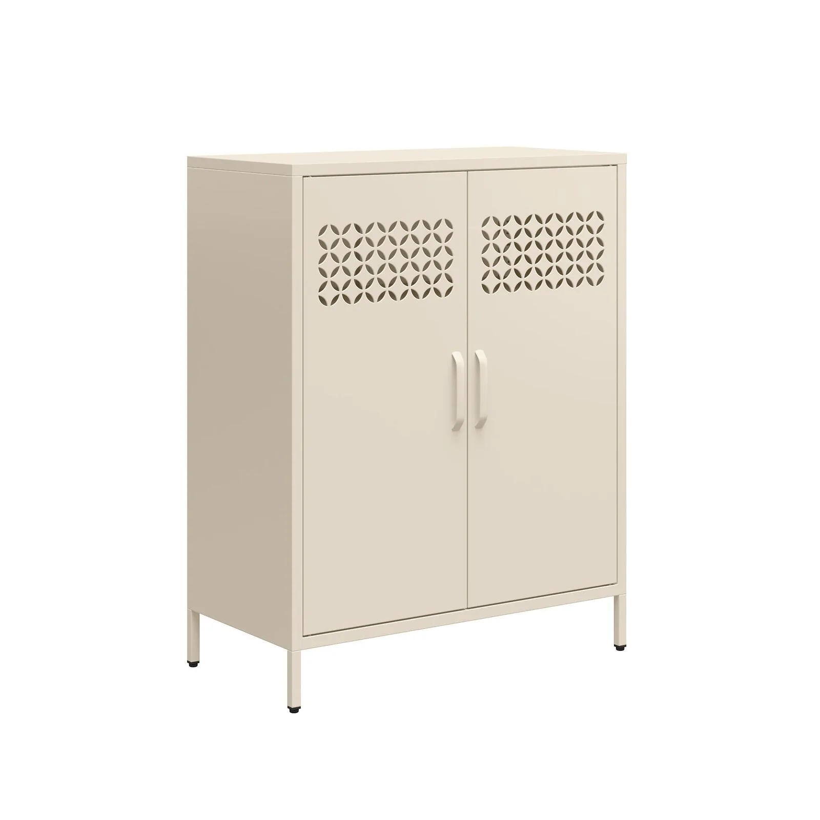 Dorel Annie Cabinet 2D Deep Parchment Metal view 2