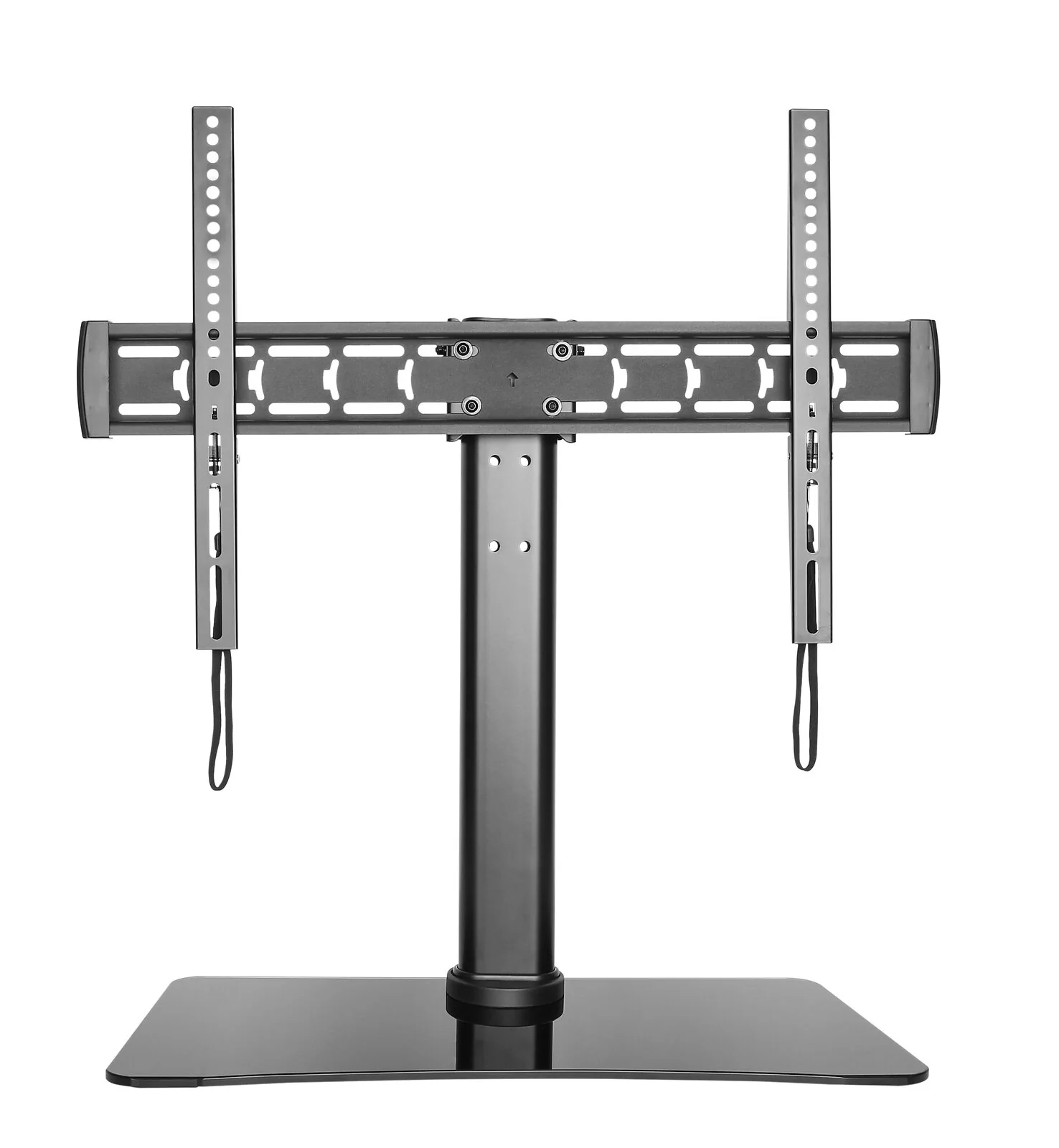 Dorel TV Stand with Tilt and Swivel Table Top in Black view 2