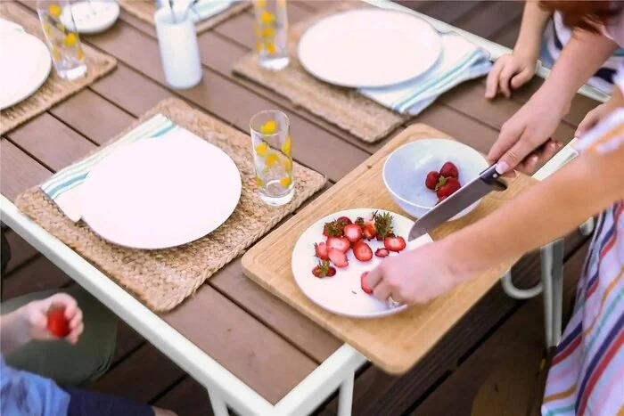 Novogratz Paulette Table and Bench Set White view 6