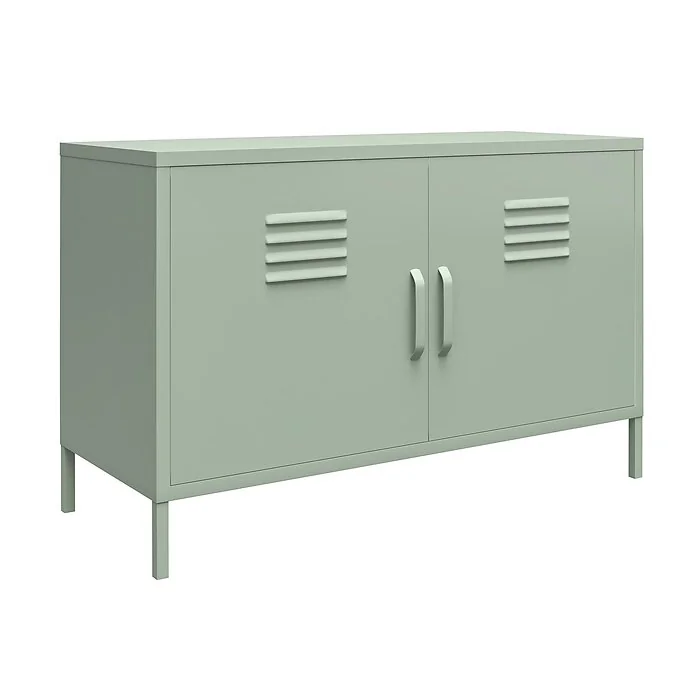 Dorel Mission District Accent Cabinet 2D PaleGree Met
