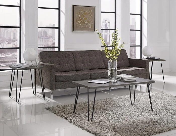 Dorel Owen Coffee Table Rustic Oak Look