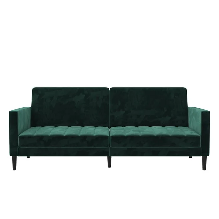 Dorel Liam Futon Green Velvet view 3