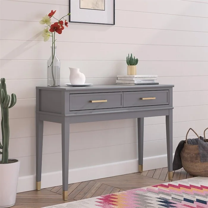 Dorel Westerleigh Console Table Graphite Grey view 4