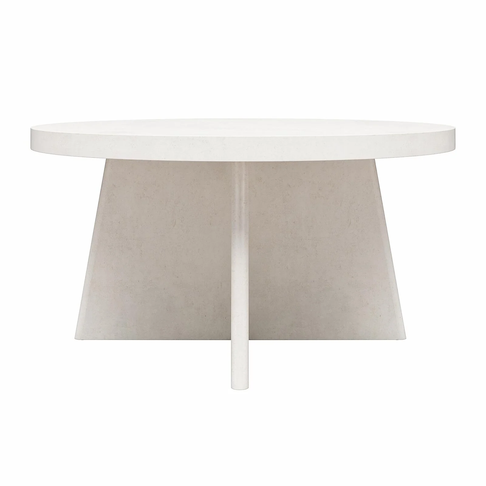 Dorel Liam Round Coffee Table Plaster view 5