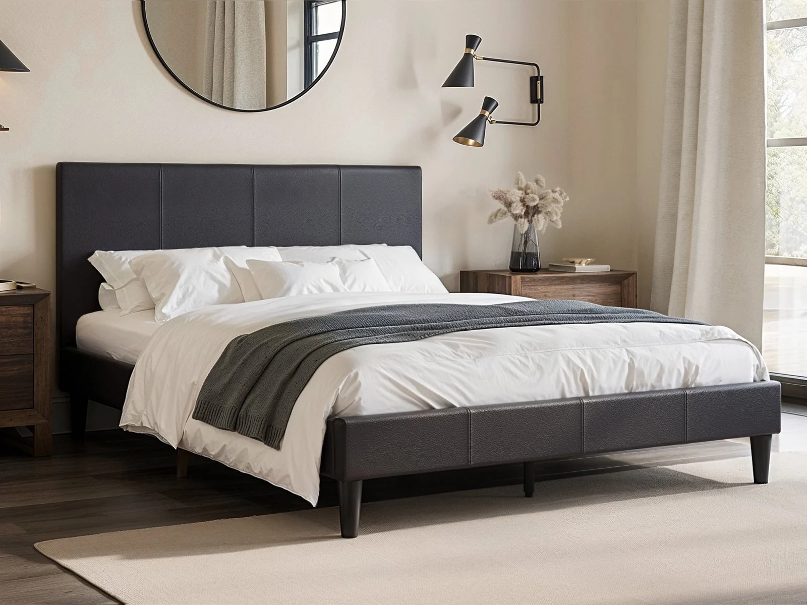 Flair Leto leather bed