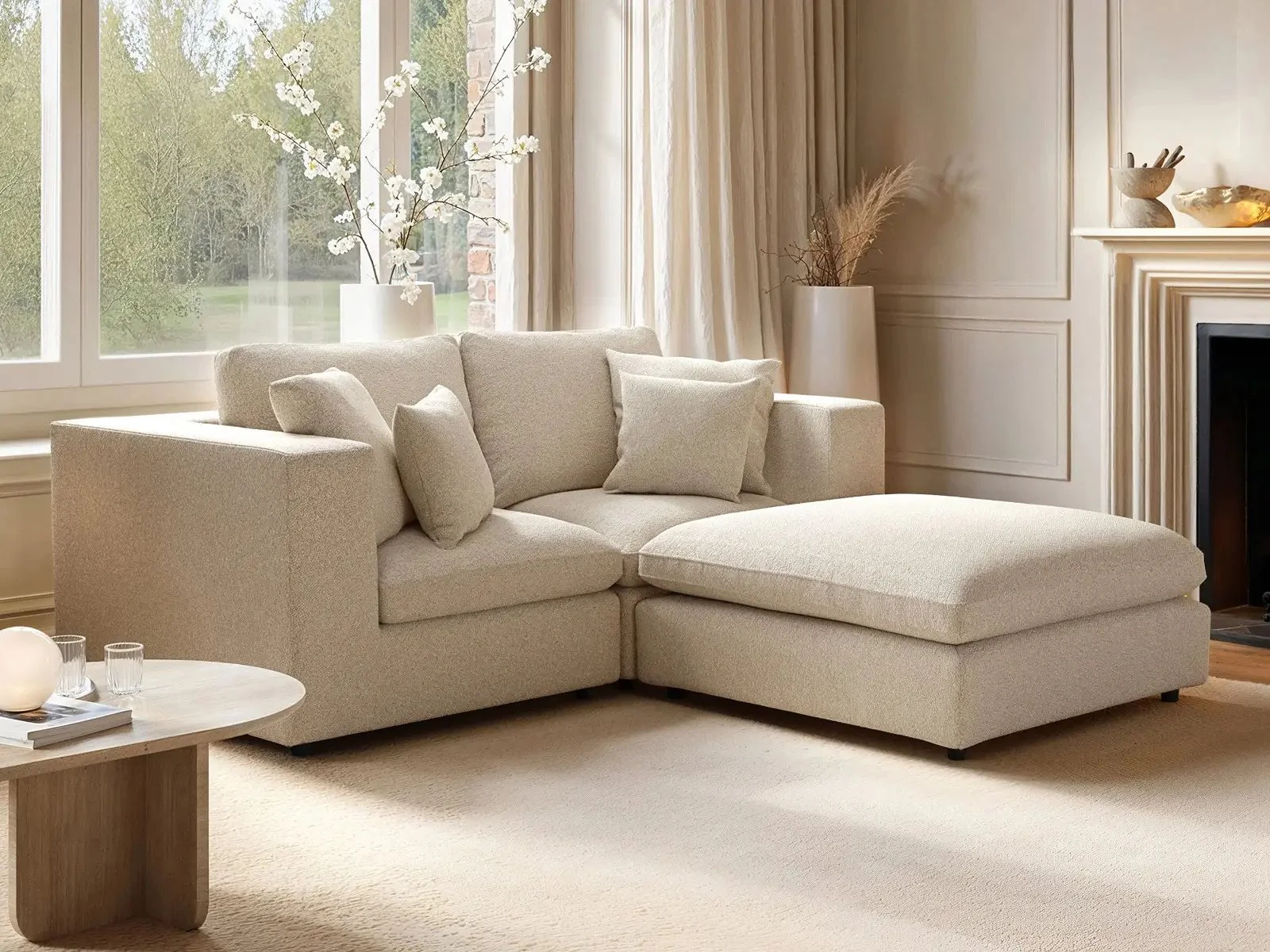 Boucle-Sofas