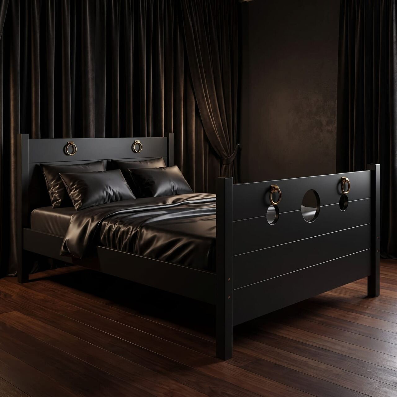 The Sovereign Bed in Onyx Black